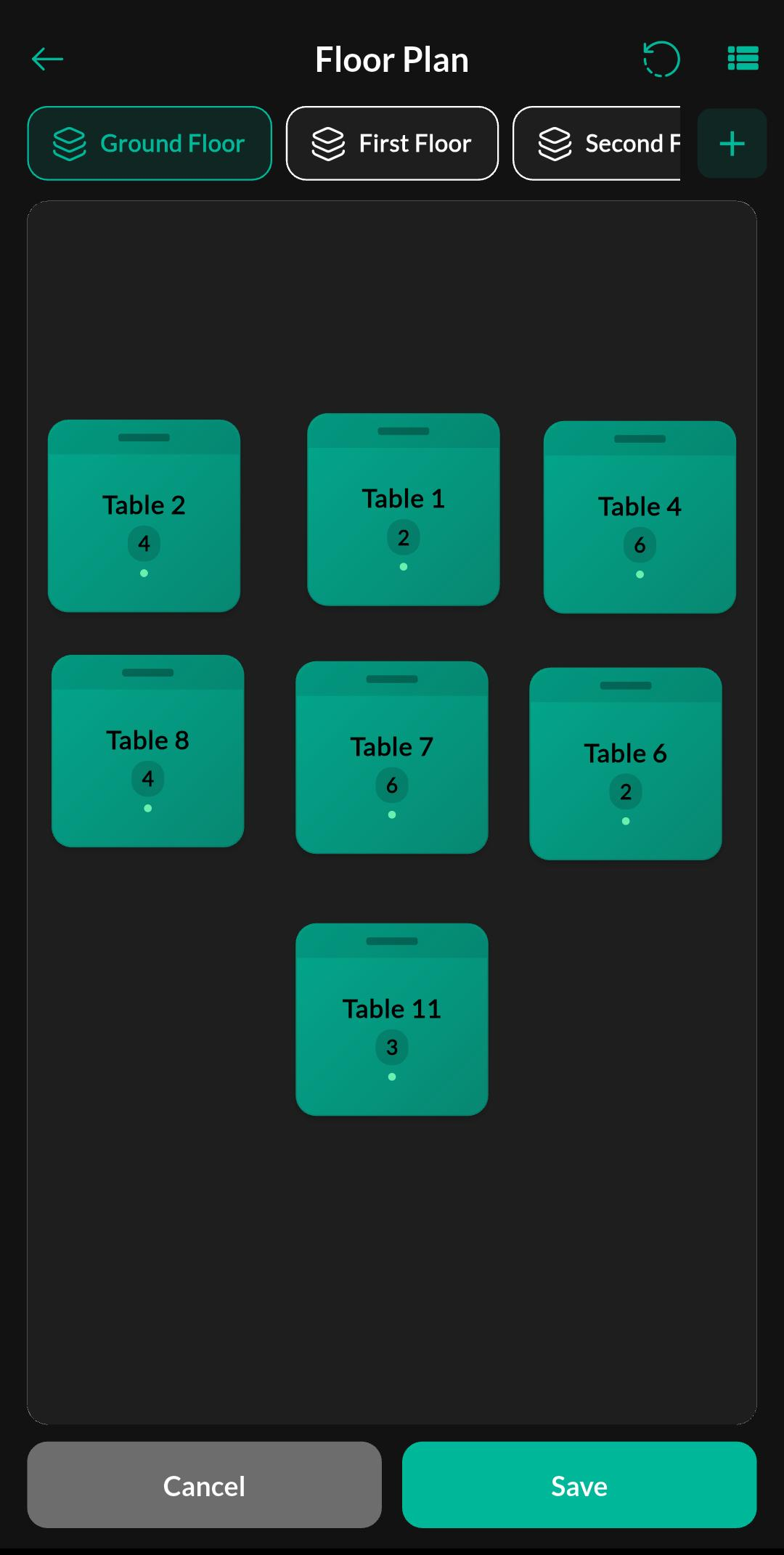 Floor Plan (Edit Mode)