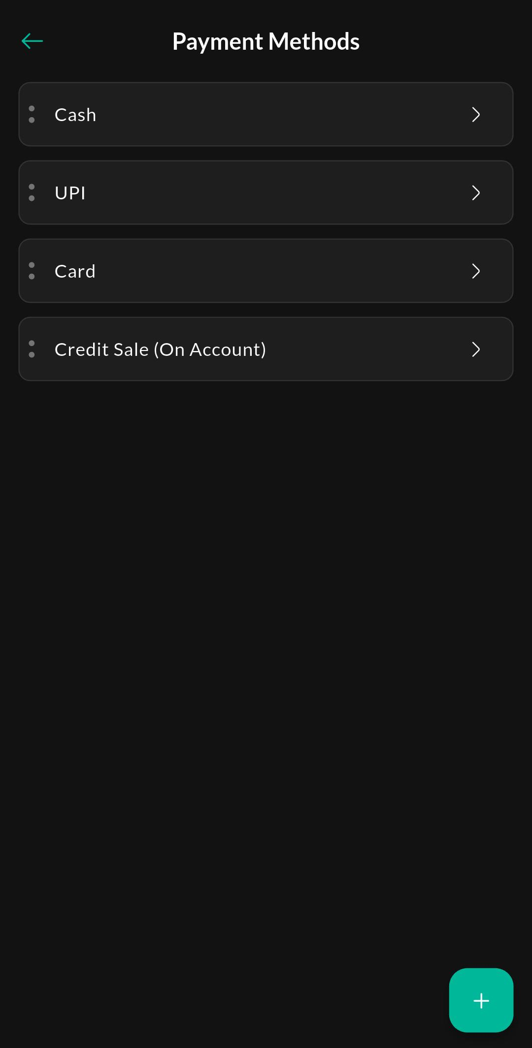 Payment Methods