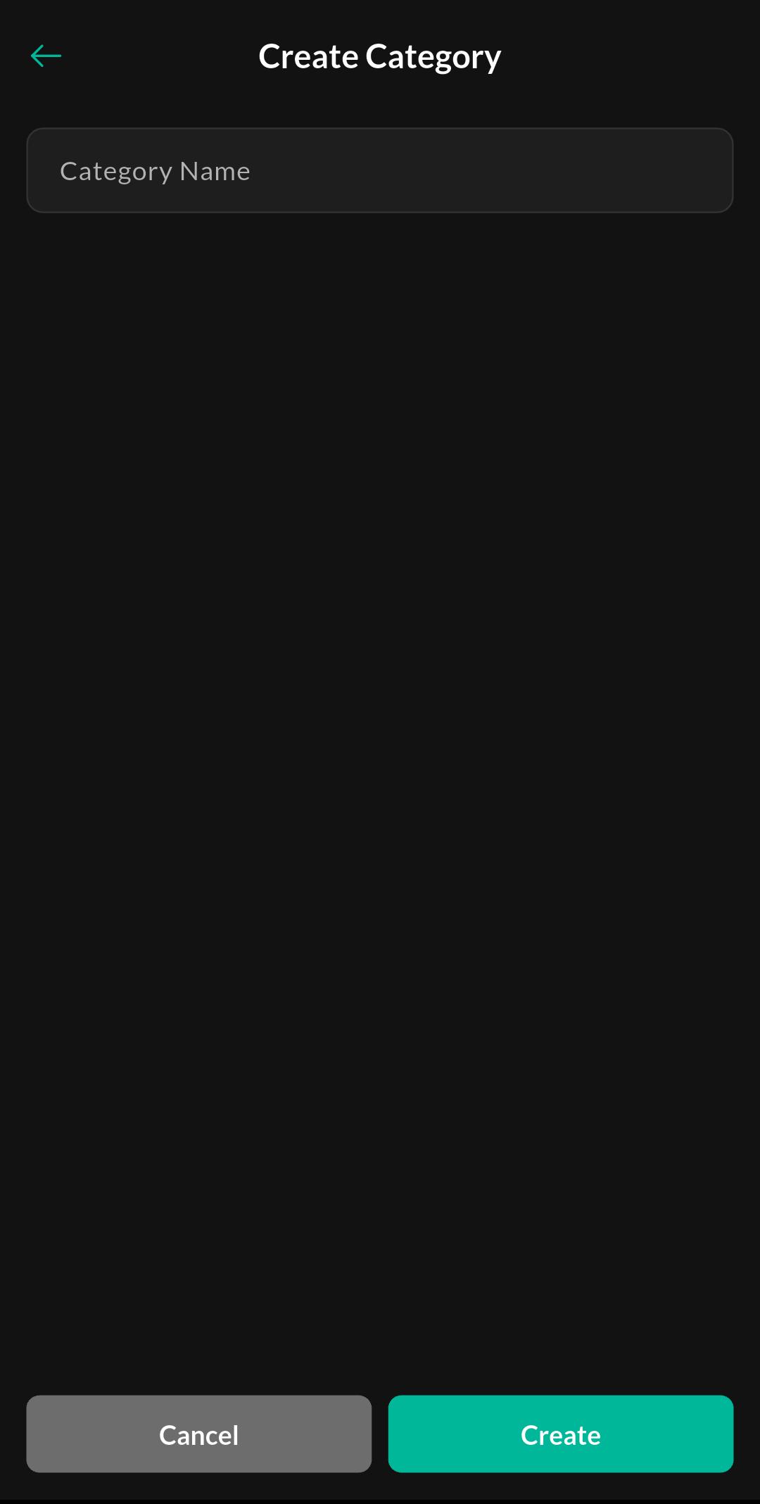Products - Categories (Tab) — Create Category