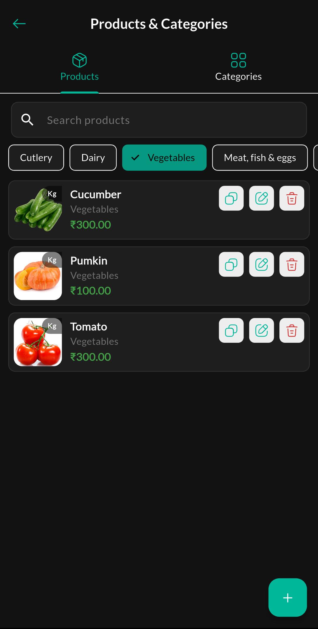 Products List